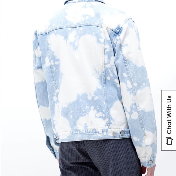 PacSun Men’s NWT Bleach Denim Jacket - Picture 6 of 6